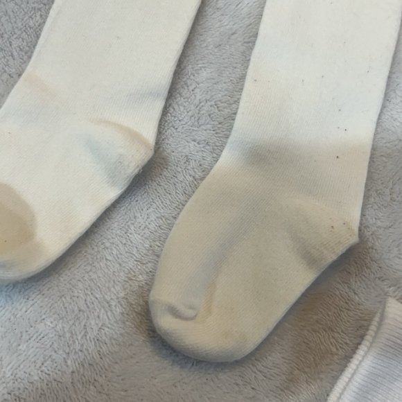 Adorable New 4 Piece Baby Set One Piece, Leggings and 2 Pairs of Socks 6-12M - Picture 5 of 12